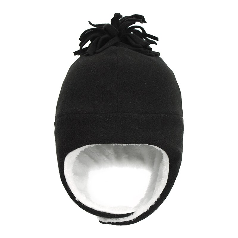 Baby Winter Warm Hat Boy Girl Fleece Knitting Crochet Earflap Beanie Hats Toddler Kids Wool Cap Autumn Hats