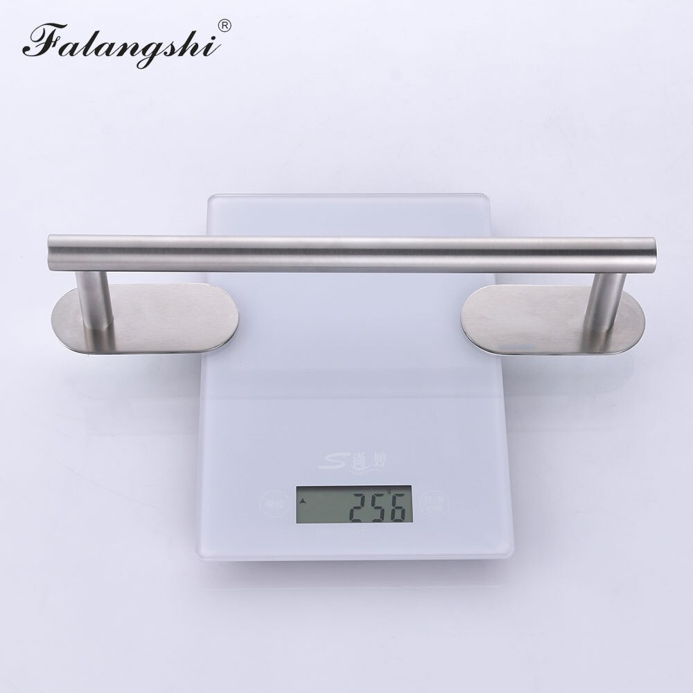 Bathroom Hardware Set Robe Hook Roll Paper Holder Single Towel Bar 3M Sticker Easy Installation Bathroom Accessories WB8863