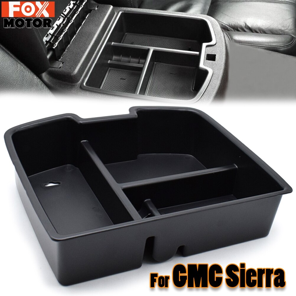 Center Console Organizer Armrest Storage Box for Chevrolet Avalanche 2007 - Suburban 1500 Suburban 2500 Tahoe GMC Yukon
