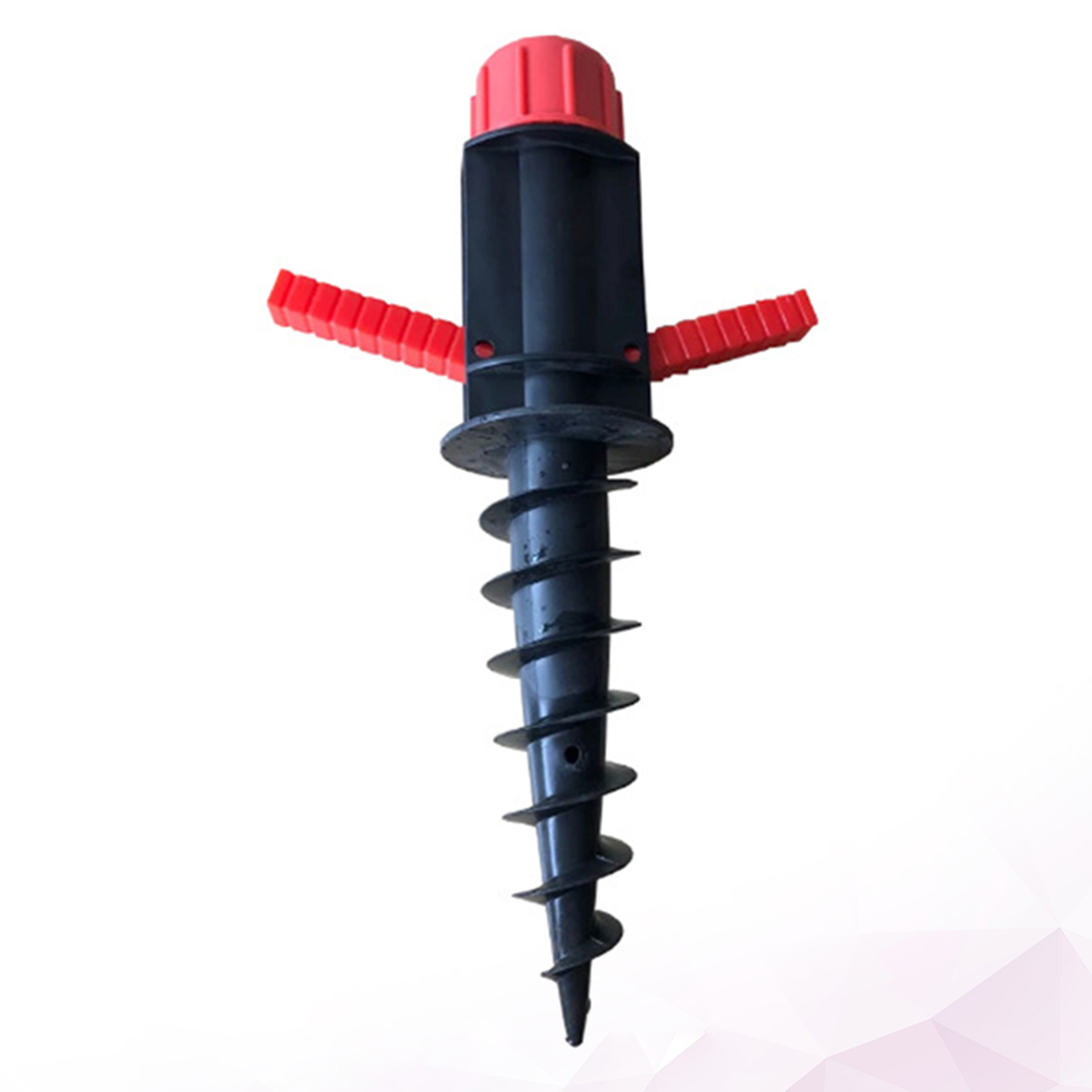 Sun Umbrella Anchor with Folding Handle Beach Sand Grabber for Fishing Rod Holder