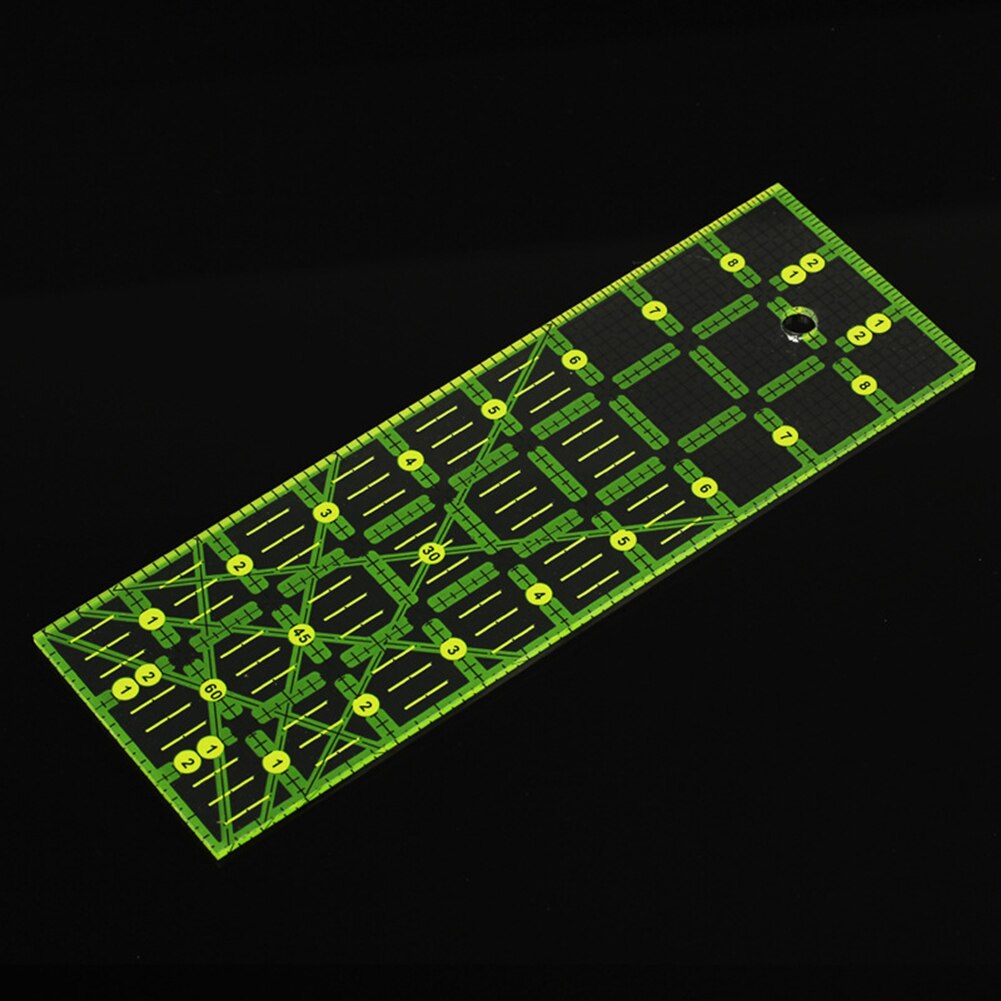 Sewing Tailor Ruler Template Acrylic Ruler DIY Patchwork Feet Measuring Tool Household Drawing Ruler Cutting Quilting