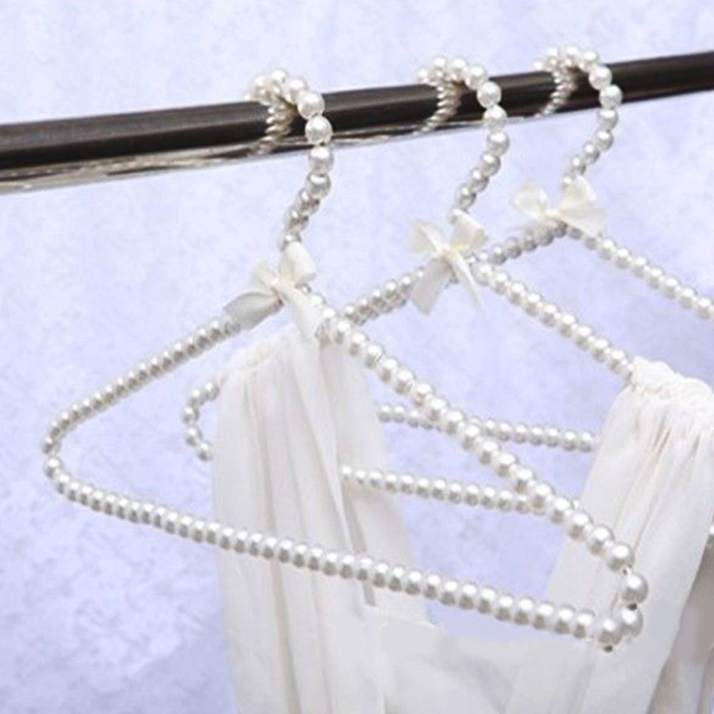 Cintres en perles pour vêtements, 10 pièces, pour la maison, gain de place, pour robe