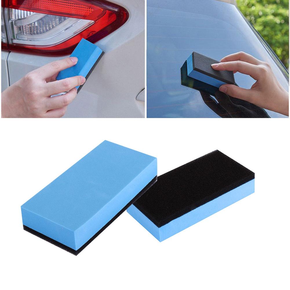 Limpiador de gafas para coche, 2 uds., esponja para lavado y limpieza, cepillo eliminador de suciedad, goma de borrar, a prueba de humedad, buena resistencia al agua duradera