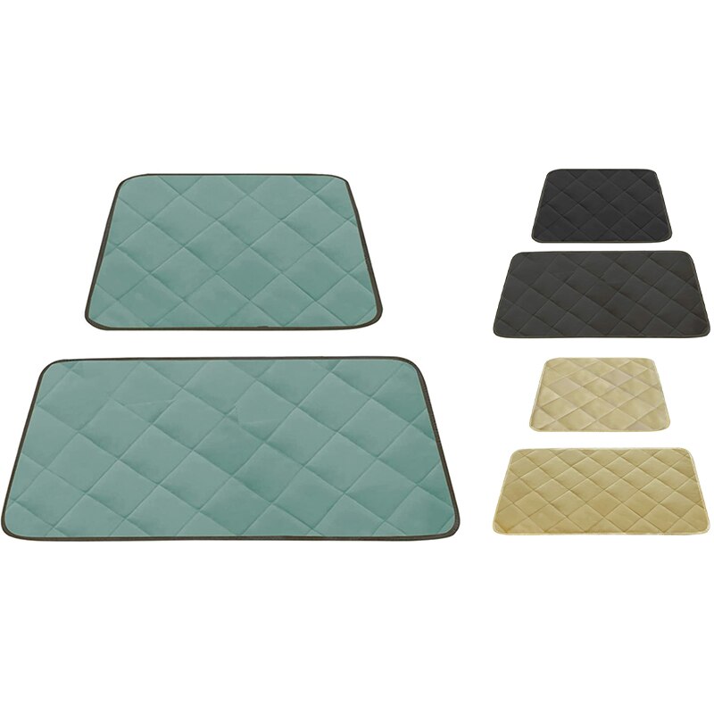 Matelas à langer lavable et réutilisable, lit pour chien, tapis de voiture pour chien, ensemble 2 pièces (1 grand et 1 petit)