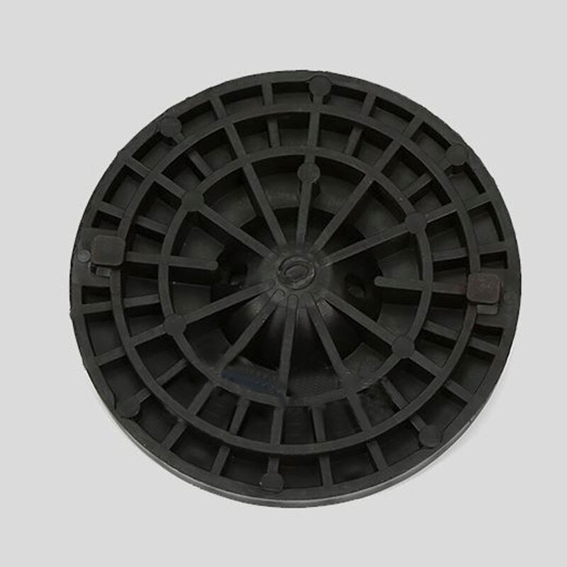 plastic manhole cover round manhole cover with inspection port for street landscape park black rain grate