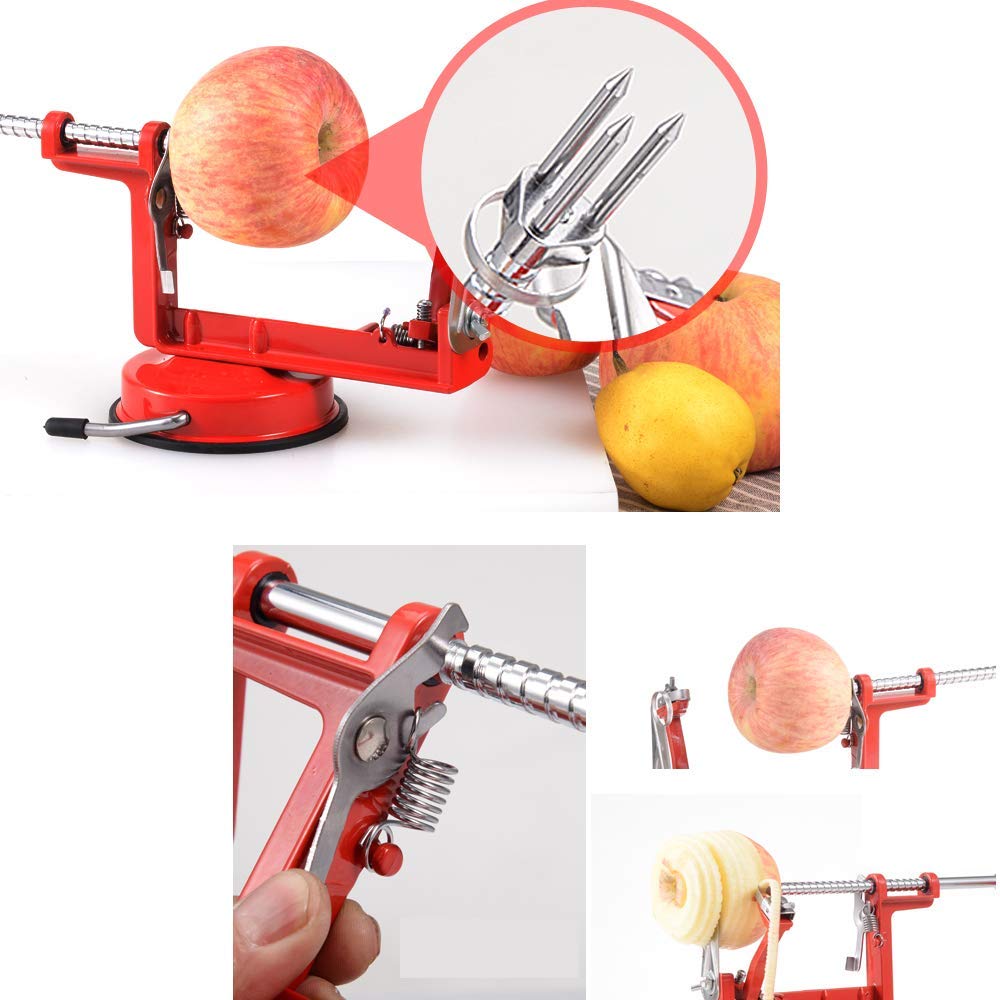 Stainless Steel Automatic Peeler Potatoes Peeled and Cored Machine Apple Peeler Potato Cutter Potato Slicer Kitchen Accessories