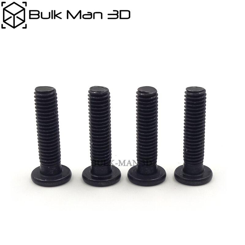 100pcs/pack CNC 3D Pinter Parts Black M5 Low Profile Screws M5*6/8/10/12/20mm for V-slot/T-slot accessories