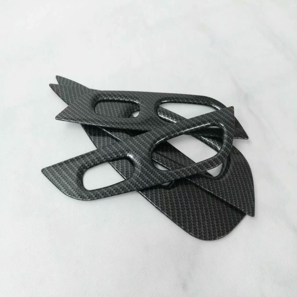 For Nissan X-Trail XTrail T32 Rogue Carbon Fibre Car Inner Door Armrest Window Glass Lift Button Cover Accessories