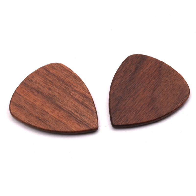 2 stuks Zwarte Walnoot Hout Skelet Akoestische Basgitaren Pick Peddels Gitaar Spelen Accessoires Skelet Akoestische