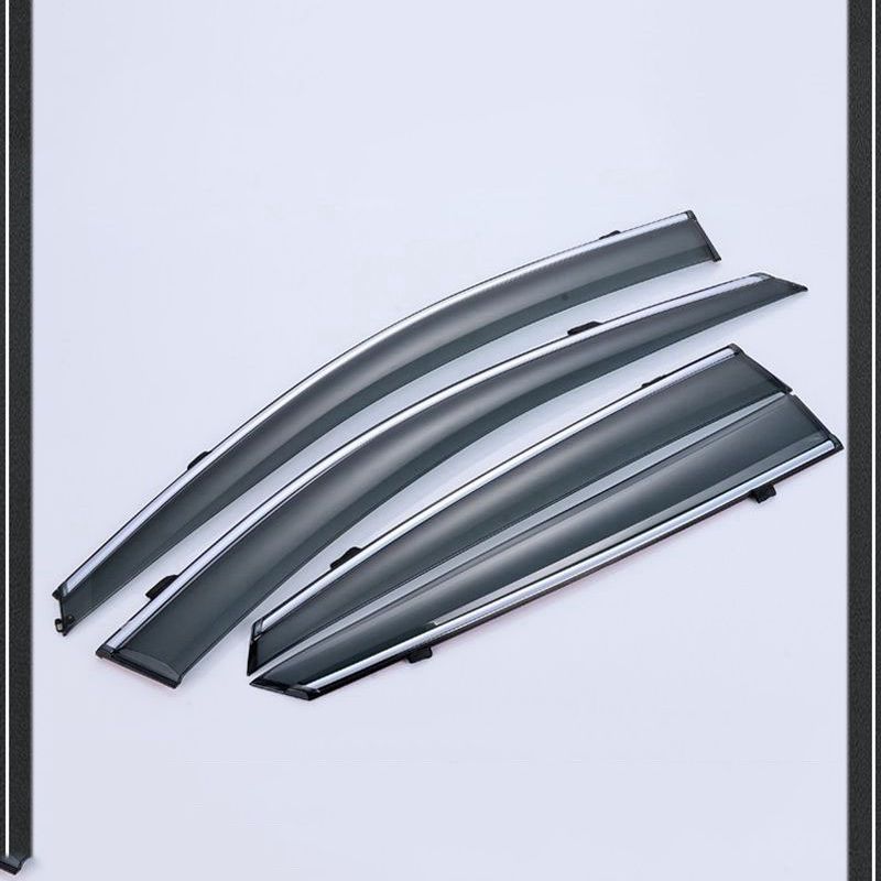 For Nissan Qashqai ABS Plastic Window Visors Awnings Rain Sun Deflector Guard Vent Covers Protector Car Styling