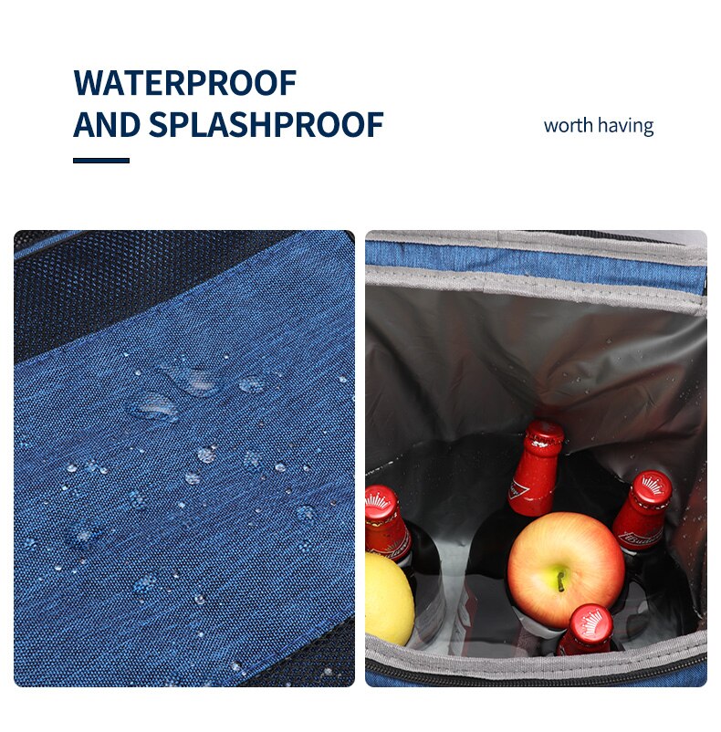 DENUONISS Jungle Camping Big Cooler Bag Soft Waterproof Fresh Keeping Thermal Insulated Army Bag