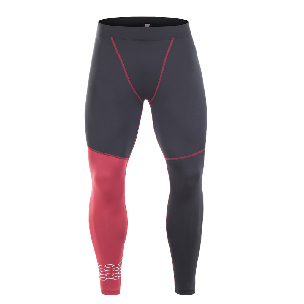 Mannen Fleece Thermische Fietsen Broek Winter Winddicht Waterdicht Panty & Broek Fiets Mtb Racefiets Kleding Sportkleding: Red / XL
