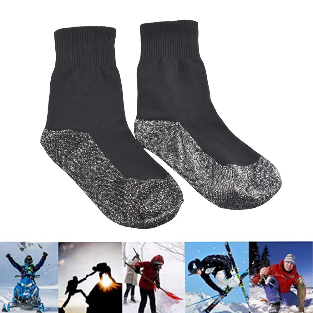 1 Paar Winter Verwarmde Sokken Warme Zachte Comfort Sokken 35 Graden Outdoor Skiën Voor Outdoor Oefening Sport Ornamenten