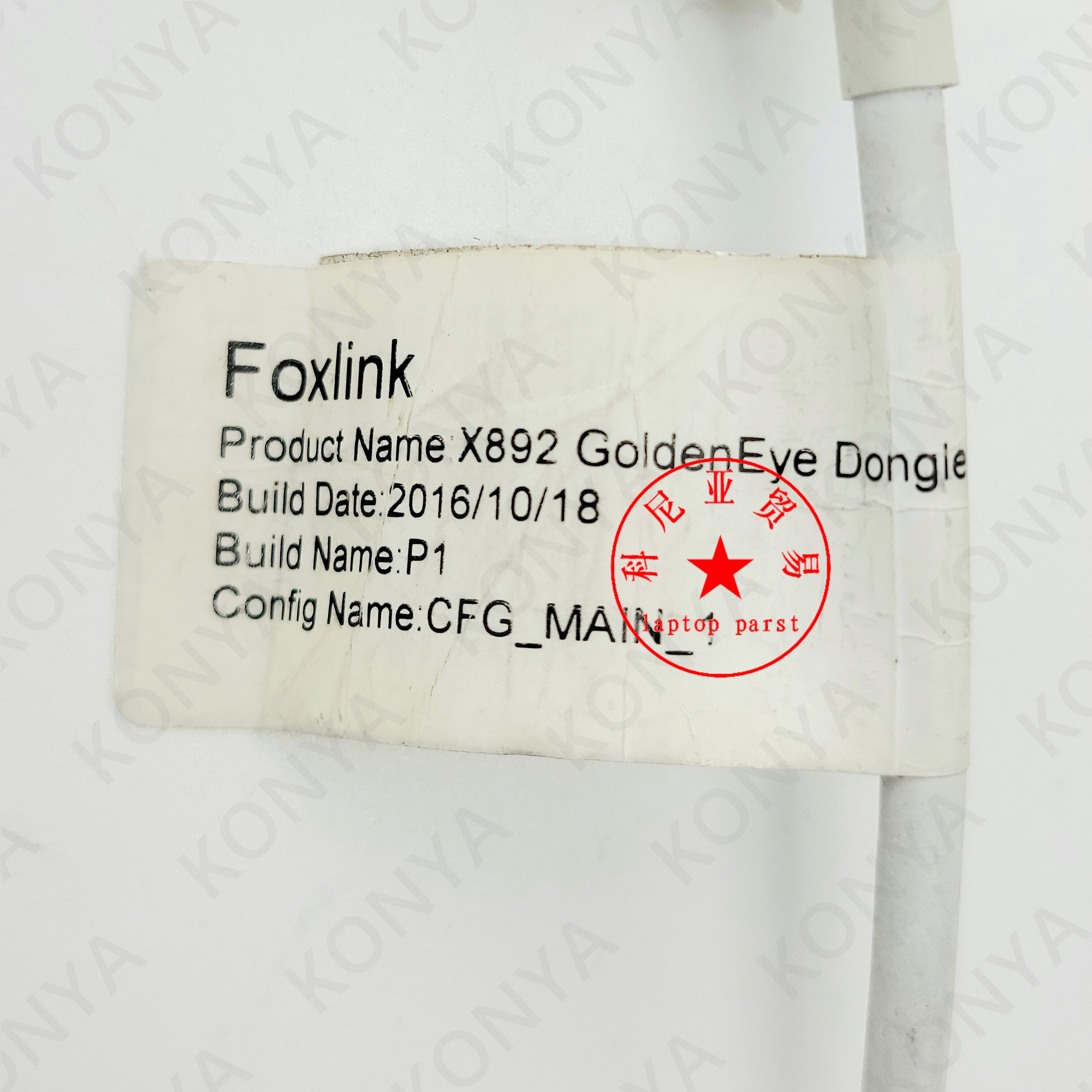 Original Foxlink X892 GoldenEye Dongle Adapter Golden Eye Cable for Apple TV 4K