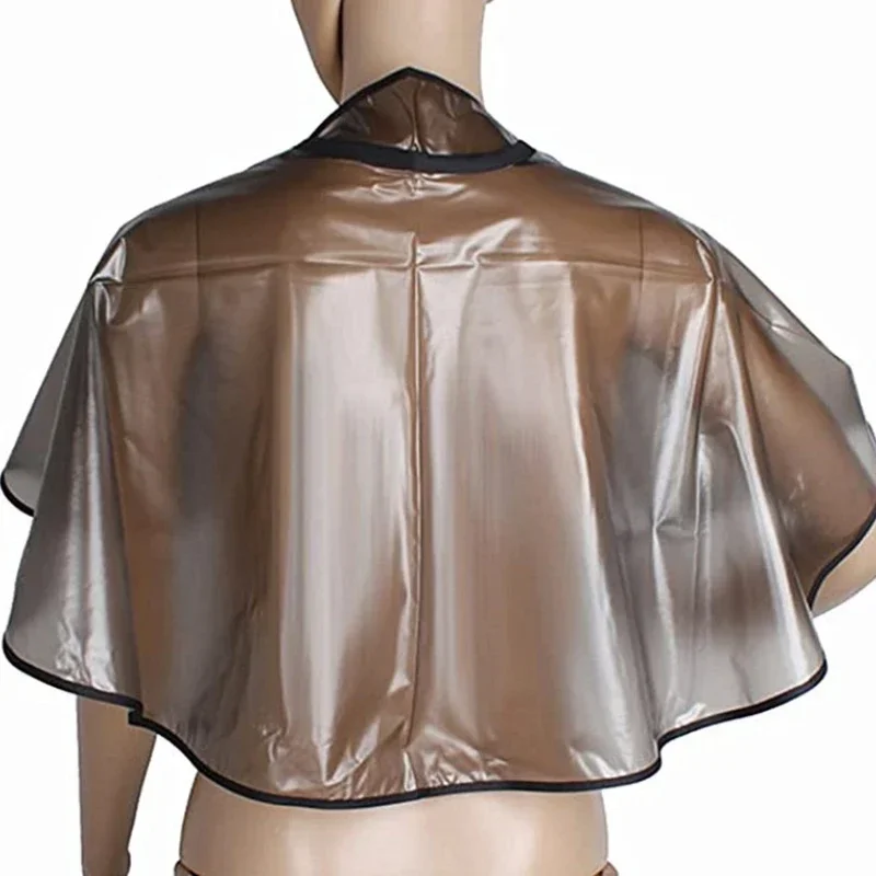 Haar Knippen Kraag Waterdichte Kleurstof Cape Kapper Doek Kappers Haarverf Jurk Perm Bakolie Cape Tool Kapsel Cape: Black