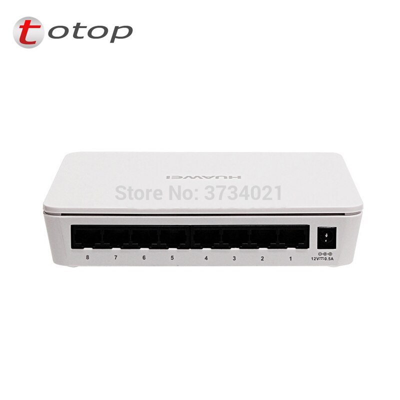 Original Hua wei Gigabit switch S1700 8G-AC (8 pieces 10/100 / 1000Base-T Ethernet ports, GB AC adapter)