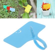100pcs T Shape Garden Labels Gardening Plant Classification Markers Sorting Seedling Tags Greenhouse Nursery Pots Writing Plate