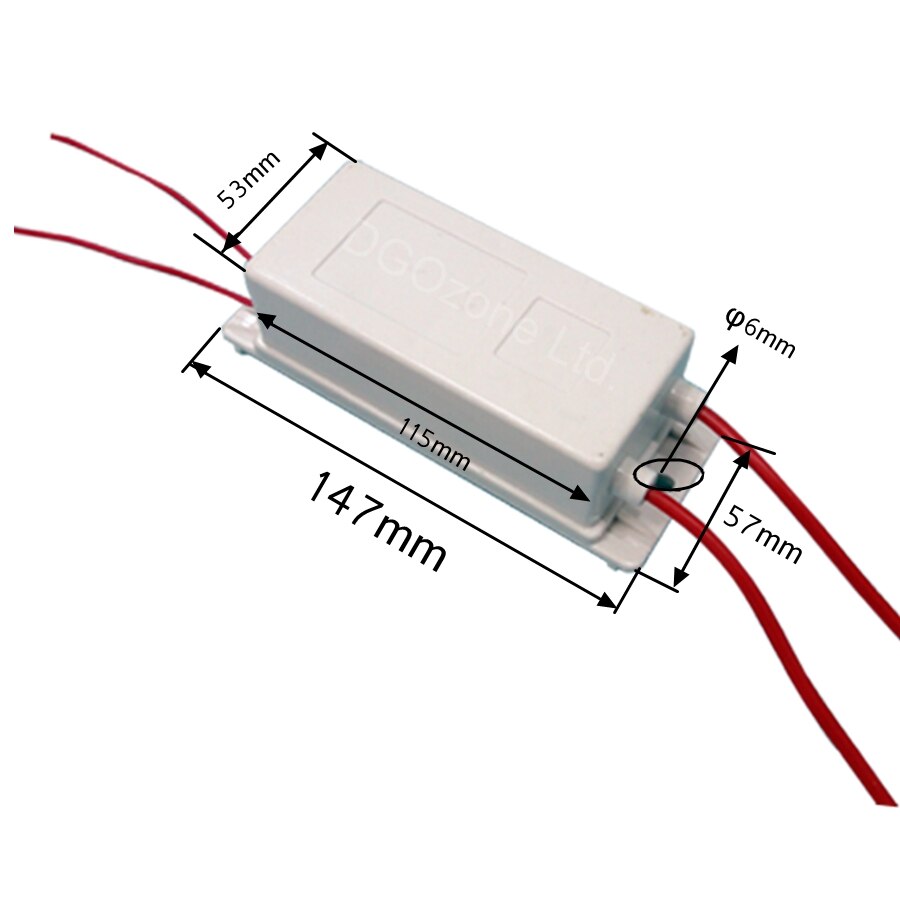 Generador de ozono de placa cerámica de larga vida, purificador de aire doméstico, ozonizador, esterilización, KHP-3.5GLA1/A2 DGOzone, 3,5 g/h