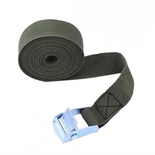 100CM Cargo Strap High Strength Wear-resistant Portable 250 Lbs Cargo Tie Down Cam Strap for Car: Army  Green