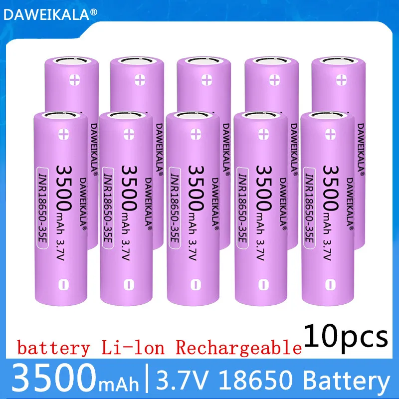 Original 18650 3500mAh battery Li-lon Rechargeable NCR18650B Battery 3.7 V batteries