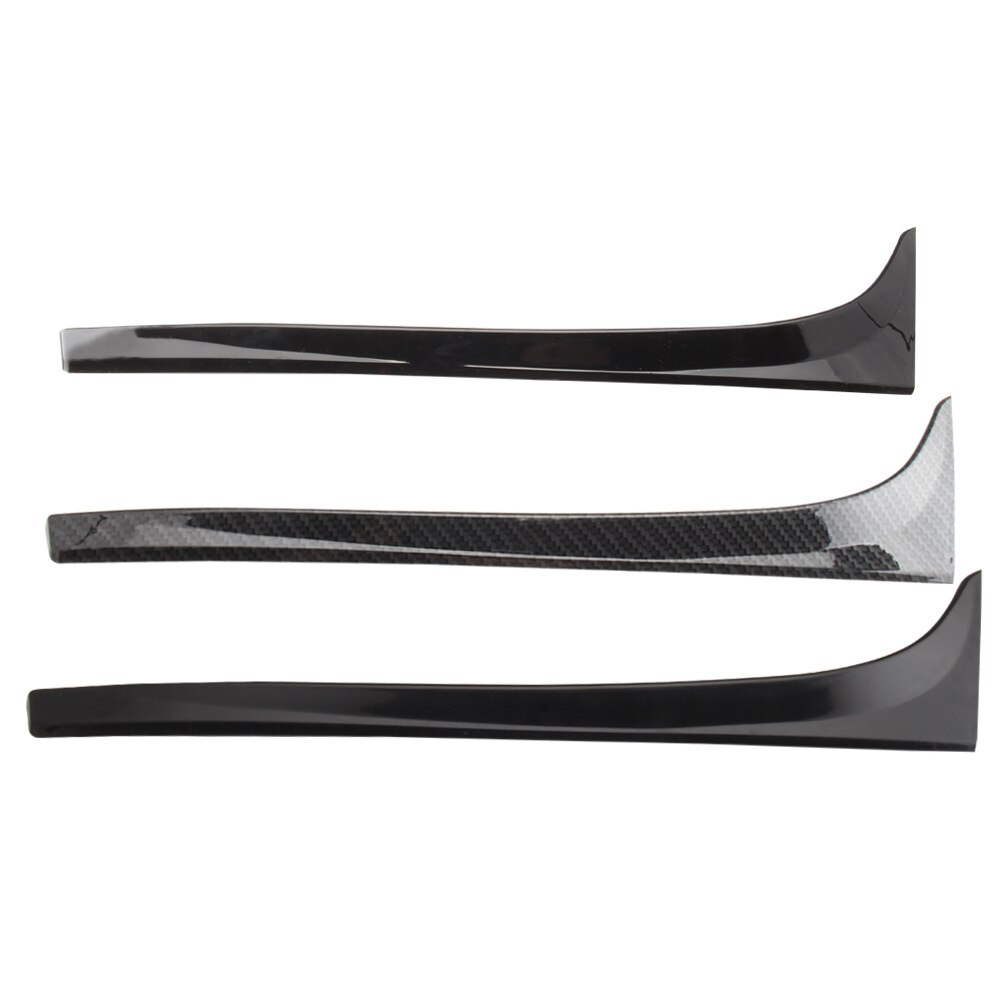 Blank sort bagrude sidespoiler fløj til golf 7 mk7 gtd r bil-styling auto bagrude spejl hale tilbehør