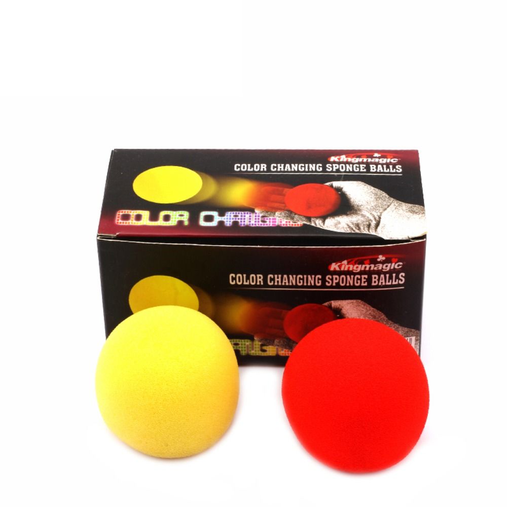 Show Magic Accessoires Illusie Goocheltrucs Kleurverandering Sponsbal Klassieke Goochelaar Magische Sponsbal Vinger Sponsbal: Default Title