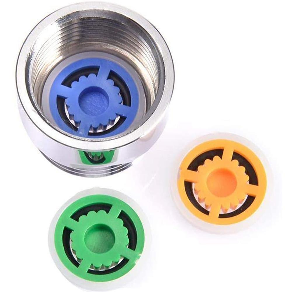Shower Flow Reducer Limiter Set - Up To 70% Water Saving Chrome Flow L/min 4 Brass Sets Shower Reduce U3N5