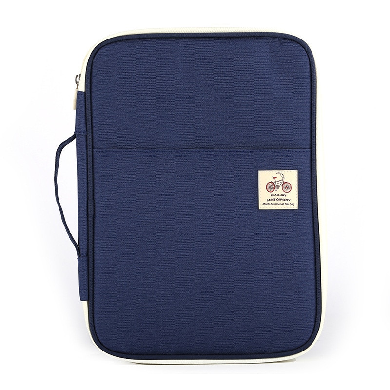 A4 Document maquillage sacs multi-fonctionnel produits de classement Portable étanche sac de rangement pour cahiers stylos mallette d'ordinateur