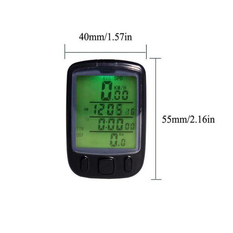 Fietscomputer draadloos en bedraad mtb fiets kilometerteller stopwatch snelheidsmeter horloge led digitaal tarief velocimetro bicicleta