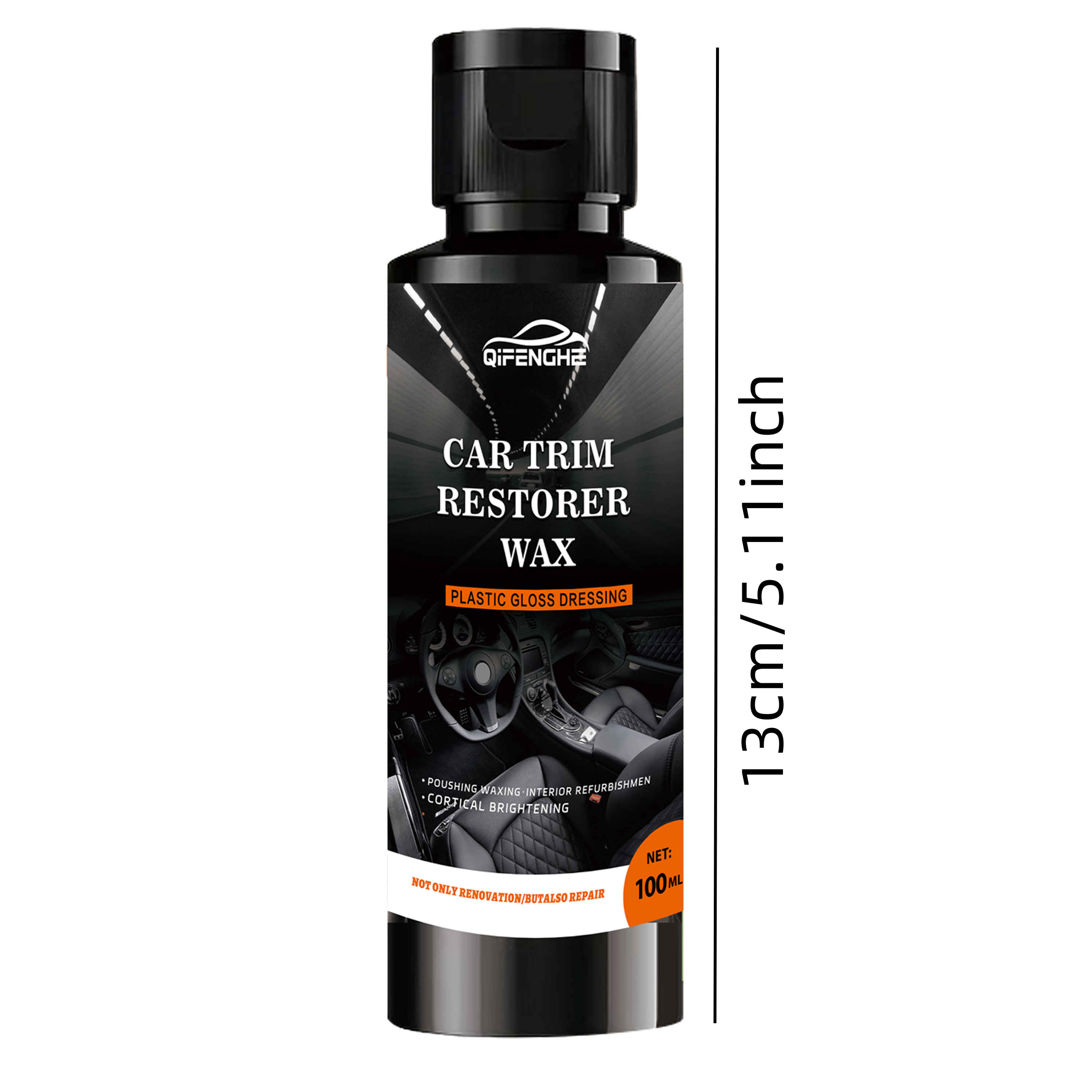 100ml Car Interior Cleaner - Spot Remove Stain Kill Germs Disinfect Fog Free Mist Proof Long Lasting Safe Non Toxic Eco Friendly