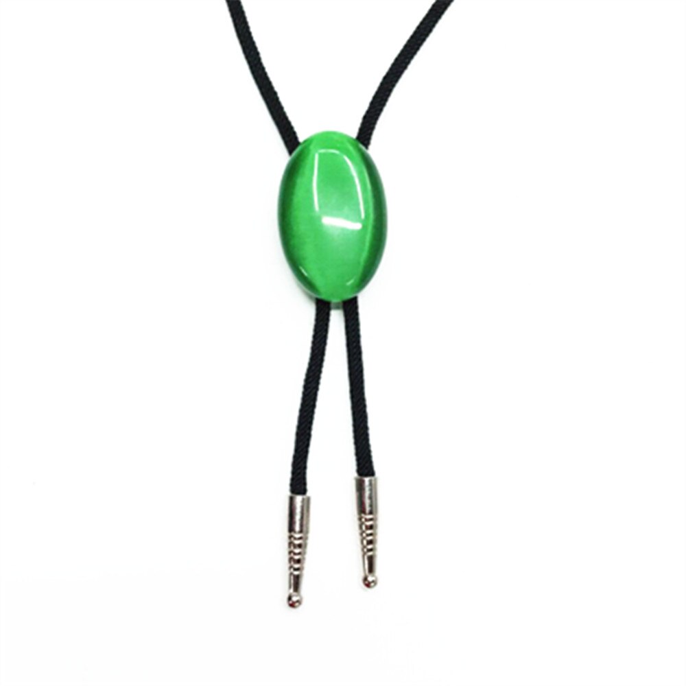 Bolo tie natuurlijke jade opaal unisex apparel tie trui keten