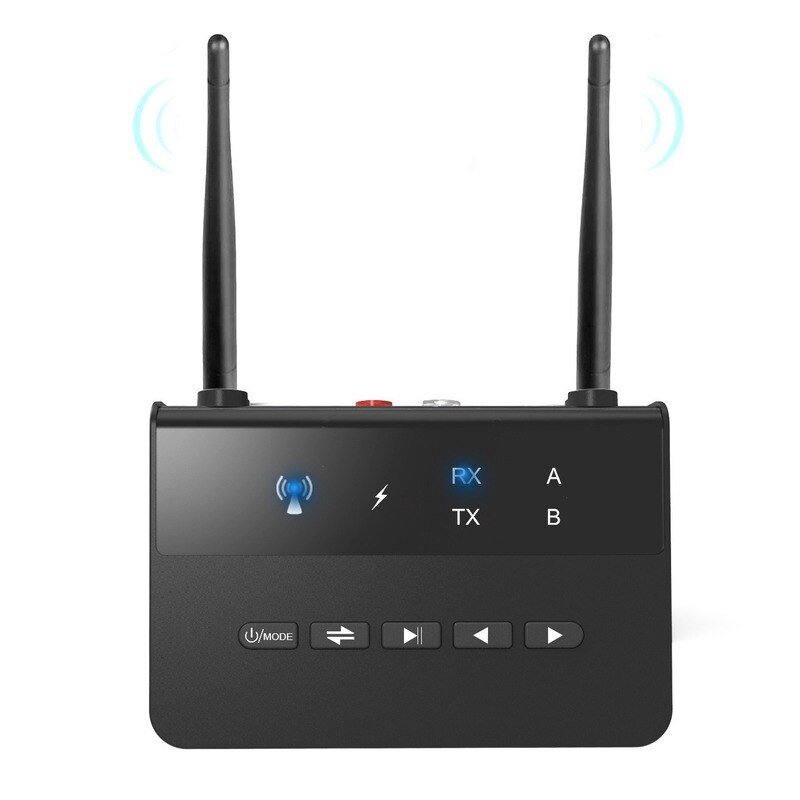 80M Bluetooth 5.0 Rca Zender Ontvanger Aptx Hd Ll Muziek Audio Draadloze Adapter 3.5Mm Aux Jack Voor Tv pc Auto Hoofdtelefoon: Default Title