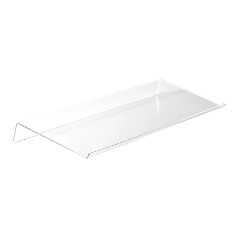 Acrylic Tilted Computer Keyboard Holder Clear Keyboard Stand for Easy Ergonomic Typing Office Desk Home School