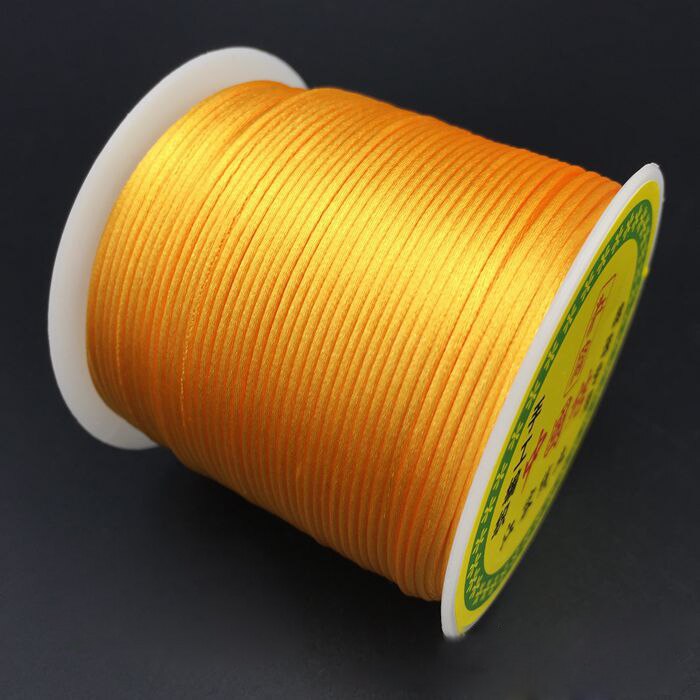 55m 1.5mm mjuk satin råttsvans siden makrame sladd nylon halsband smycken fynd vaxad sladd strängtråd för gör-det-själv armband: 7