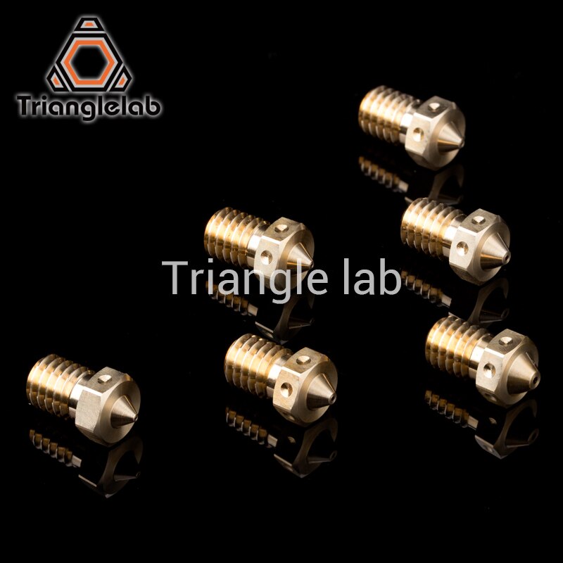 trianglelab V6 Nozzle for 3D printers hotend 4pcs/lot 3D printer nozzle for E3D hotend titan extruder prusa i3 mk3