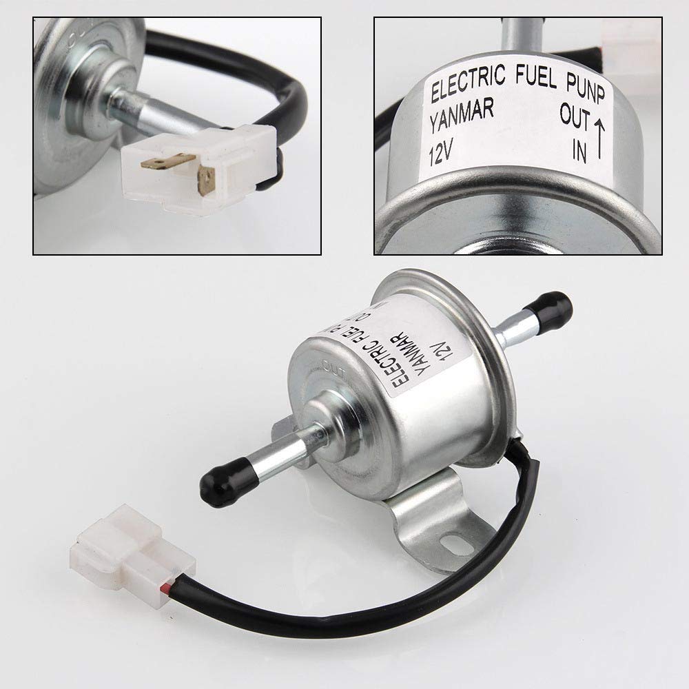 DC12V Electronic Fuel Feed Pump 129612-52100 For Yanmar 4TNV88 3TNV88 Mini Excavator