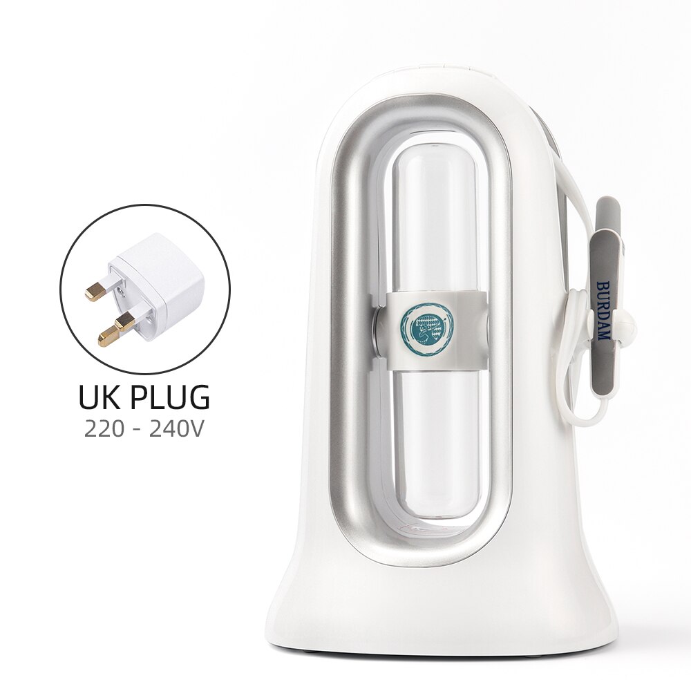Aqua Peeling Machine 6 Kleuren Water Facial Spa Diepe Reiniging Schoonheid Apparaat Thuisgebruik Vacuüm Mee-eter Kleine Bubble Peeling: UK PLUG (220-240V)
