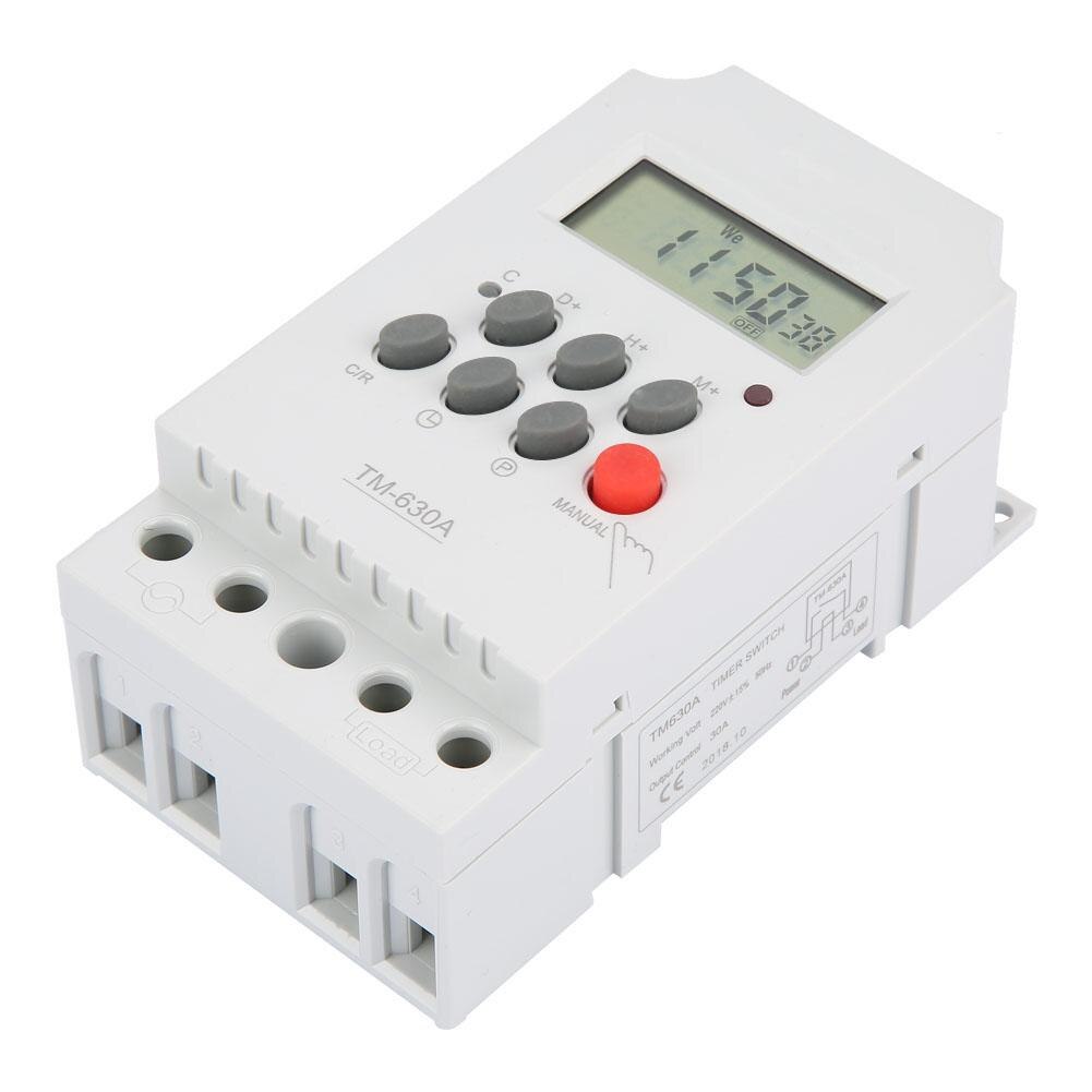 TM630A 12 V DC/AC220V Mini LCD Digitale Microcomputer Controle Power Tijdschakelaar Goede