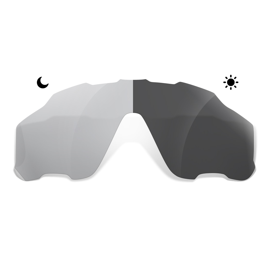 Lentes de Recambio Fotocromáticas Compatibles para Oakley Jawbreaker