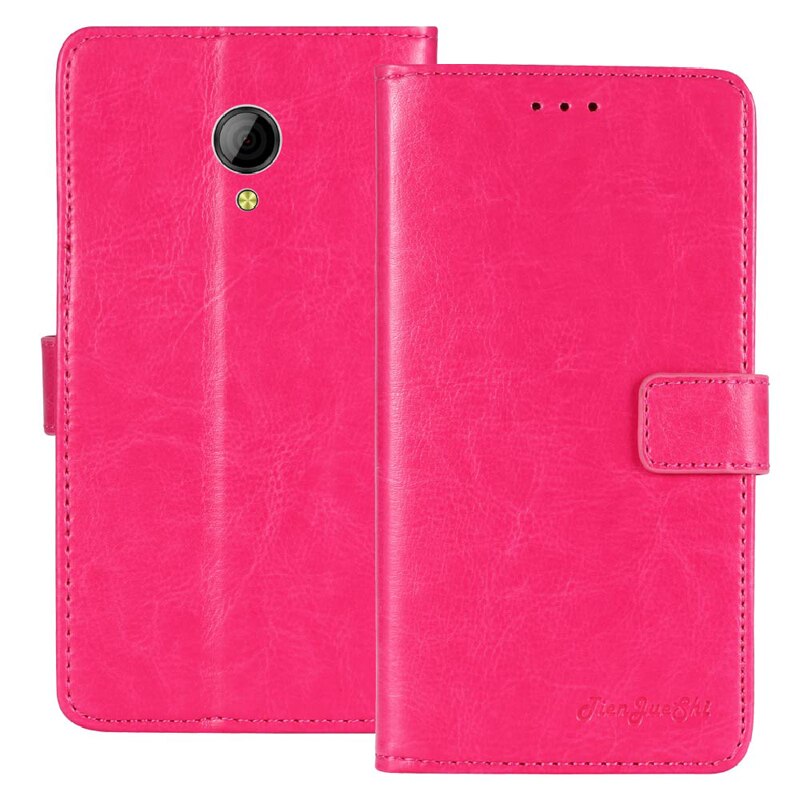 TienJueShi de negocios de nivel alto estilo de libro de de protección con tapa de cuero funda de teléfono para IMO Q Q2 Plus Shell Wallet Etui Skin