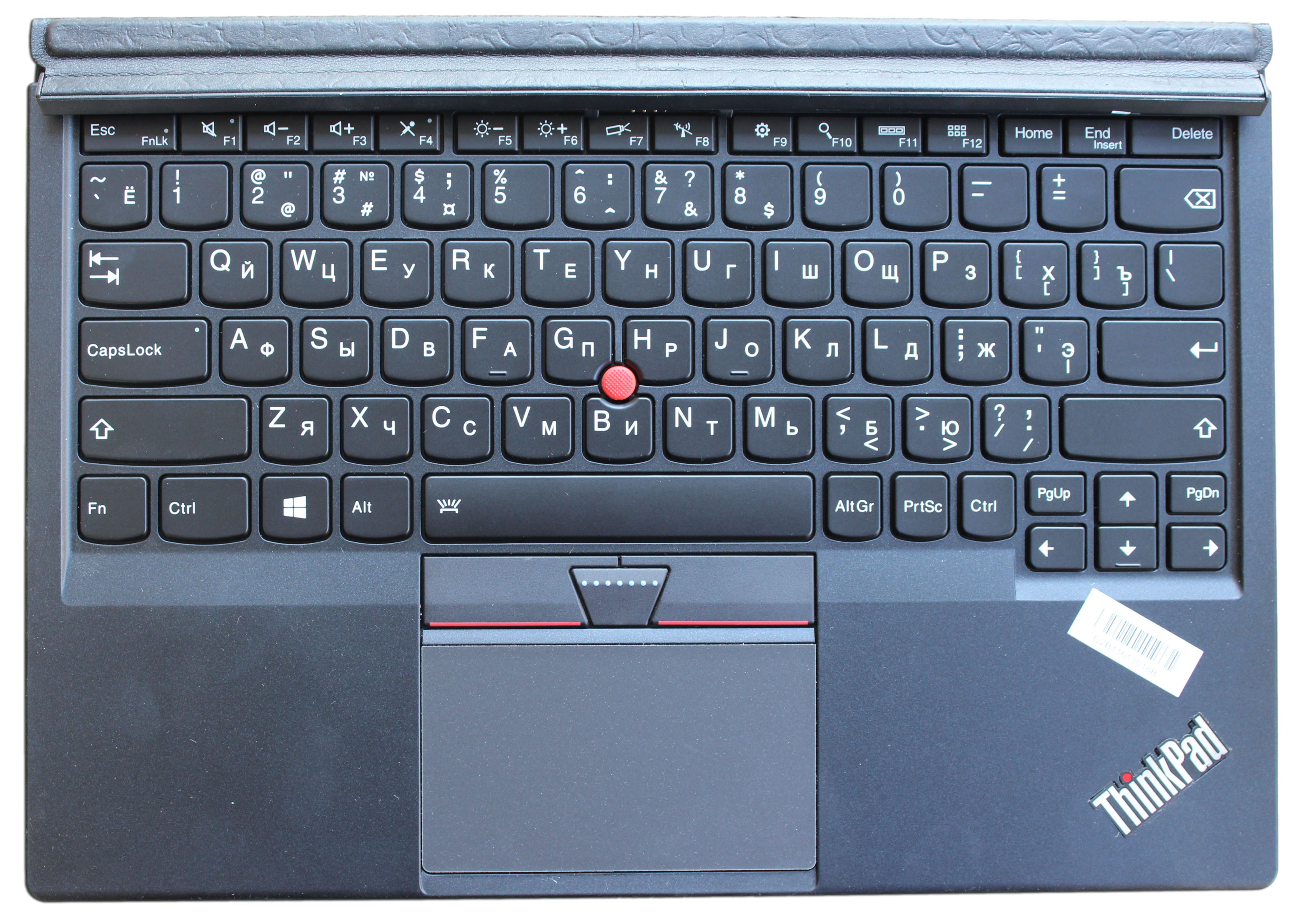 Russian/Hebrew/Italian/Danish/Portuguese Thinkpad X1 Tablet Thin Keyboard 01AW600 01AW650 TP00082K1 keyboard with Backlight: Russian
