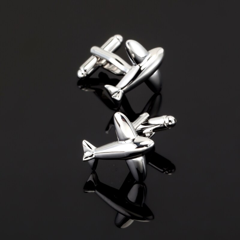 XK336 French Silvery Cufflinks Cuff shirt men's business aircraft accessories crazy promotions