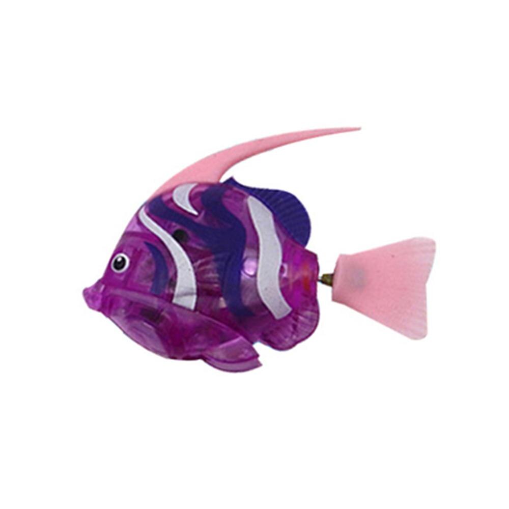 Swimming Electronic Fish Activated Battery Robotic Fish Powered Toy For Children Kid Bathing Toys Multi-Colored