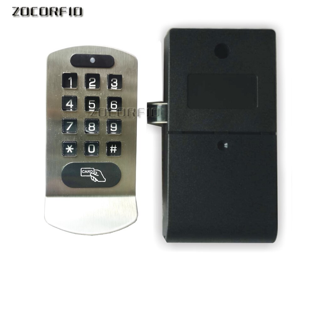 Stainless steel EM RFID&amp;Digit Cabinet Coded Lock Electronic Door Lock Password Keypad Combination Security Code Locks for Cabine