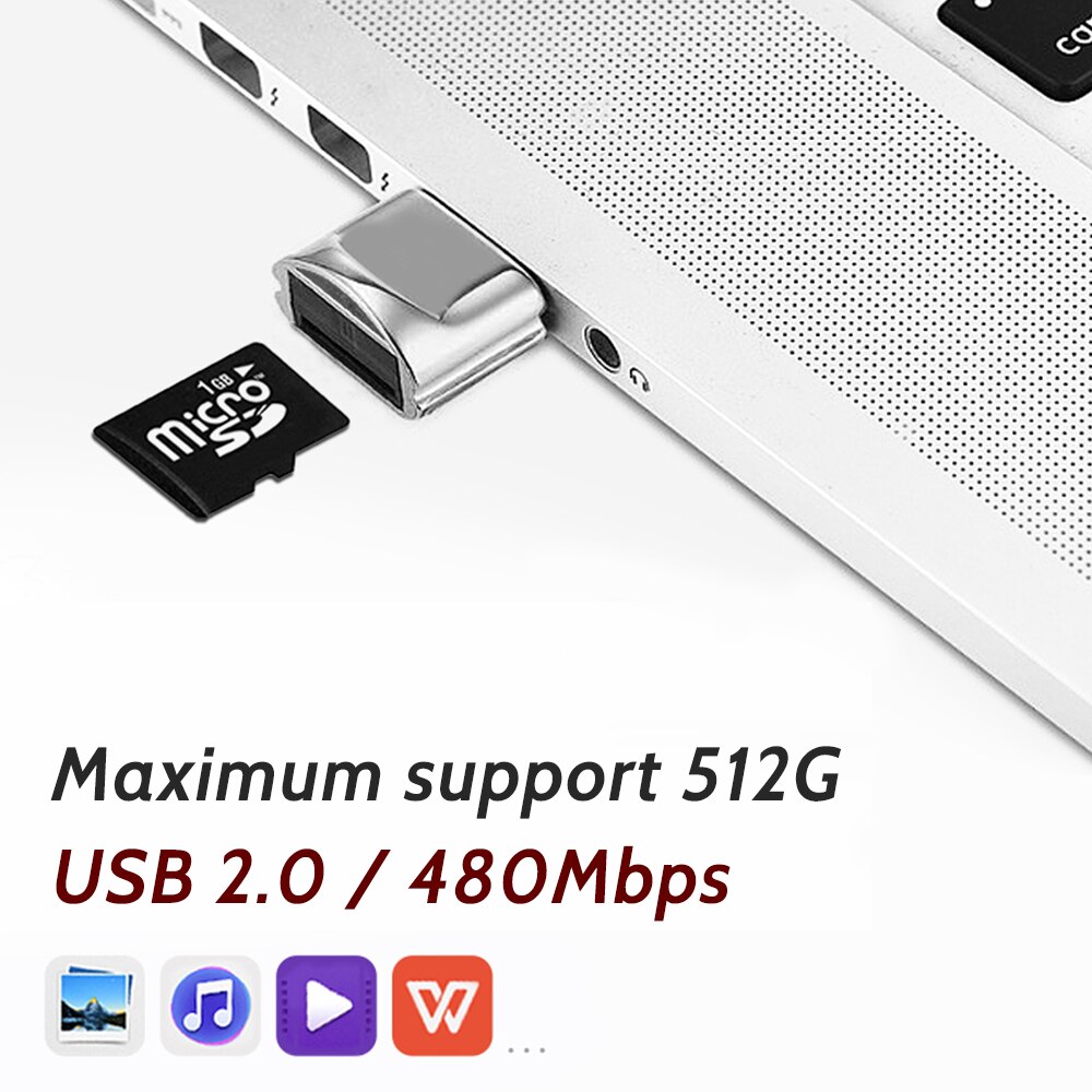 Mini MicroSD TF Card Reader OTG Adapter Micro USB Type C Mobile Phone OTG Card Reader Notebook Cardreader For Samsung Xiaomi