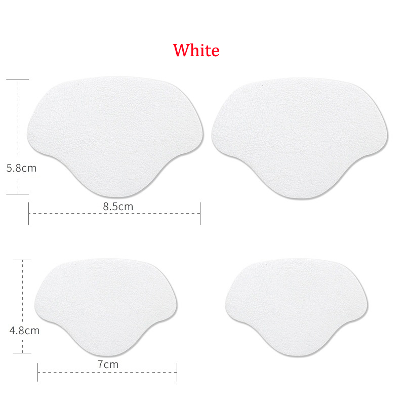 Plantillas con parche para zapatos deportivos, almohadillas antidesgaste para pies, plantilla protectora para el talón, pegatina trasera, tamaño ajustable, 4 Uds.: Beige