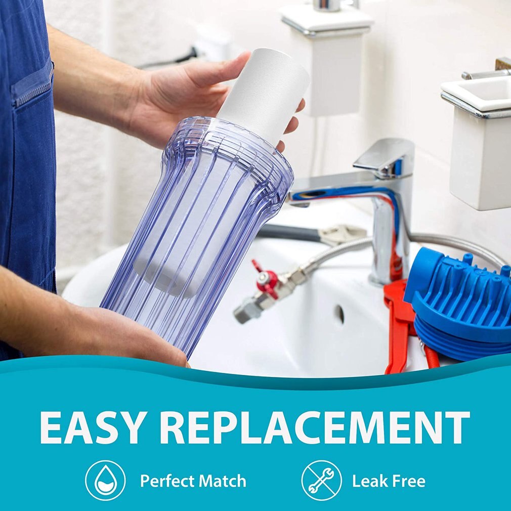 10 Inch 5 Micron PP Cotton Sediment Water Filter Cartridge System Reverse Osmosis Replacement The Water Filter