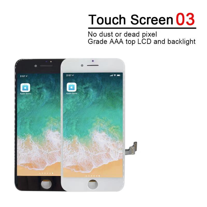 Perfetto di Qualità AAA + + + Per il iPhone 7 Schermo LCD Diaplay 100% No Dead Pixel Sostituzione Pantalla Per il iPhone 6 6S 7 8 Più di X LCD