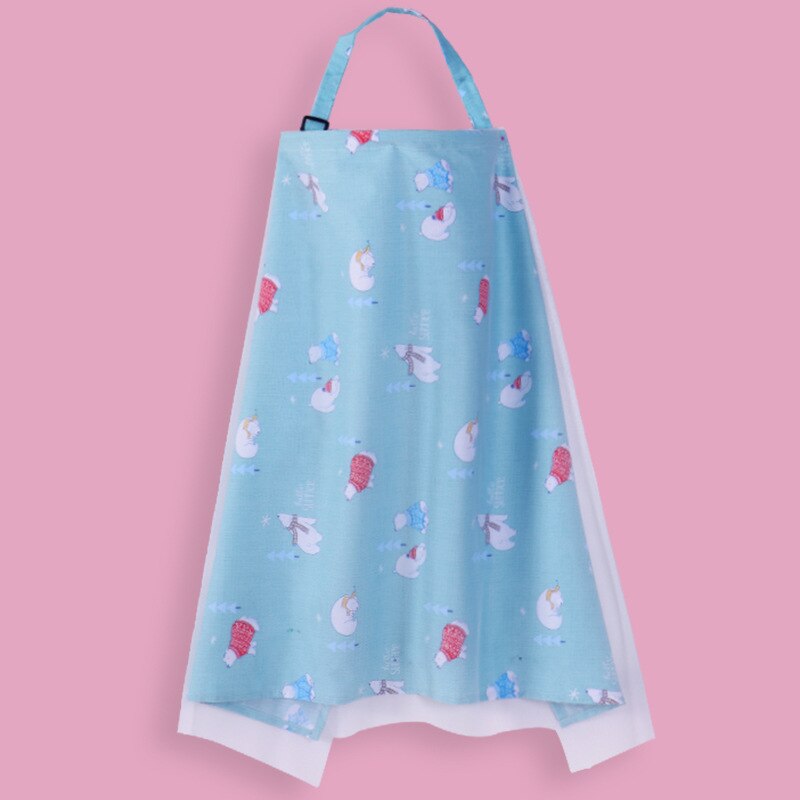 Asciugamano per allattamento le madri in cotone uscire stampa mantello per allattamento mantello vestiti per allattamento vestiti per peccato anti-esaurimento: Alaska orso