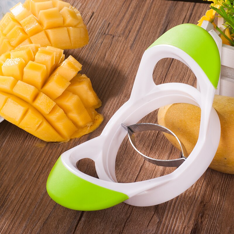 upgrade Stainless steel Mango Cutter knife mango Splitters Slicer Fruit Divider Corer Cutters Kitchen Accessaries